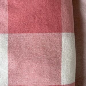 IKEA pink and White Checkered Duvet Cover 100% cotton